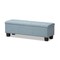 Wholesale Interiors Baxton Studio Hannah Modern and Contemporary Light Blue Fabric Upholstered Button-Tufting Storage Ottoman Bench